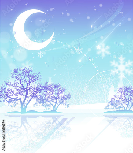 Illustration of winter