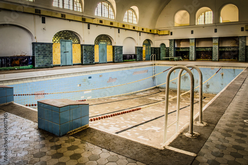 abandoned old pool