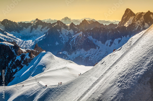 The Alps over Chamonix