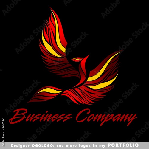 logo, happiness,  success, birds, illustrations, phoenix