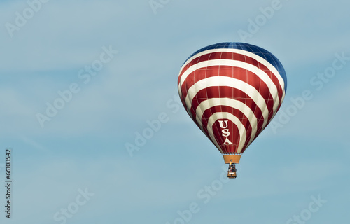 Red White And Blue USA Hot Air Balloon