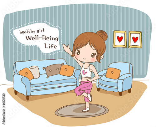 Illustration of wellness