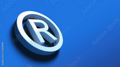 Registered trademark symbol photo