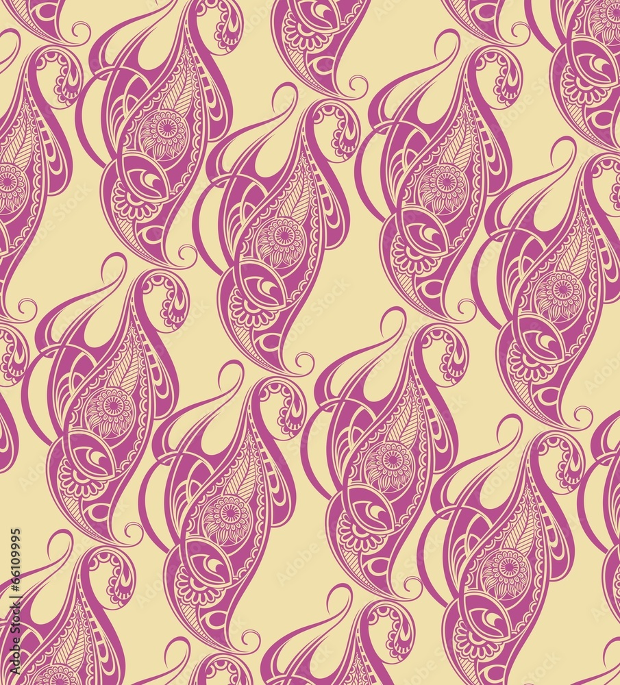 Seamless Paisley pattern Seamless Paisley pattern