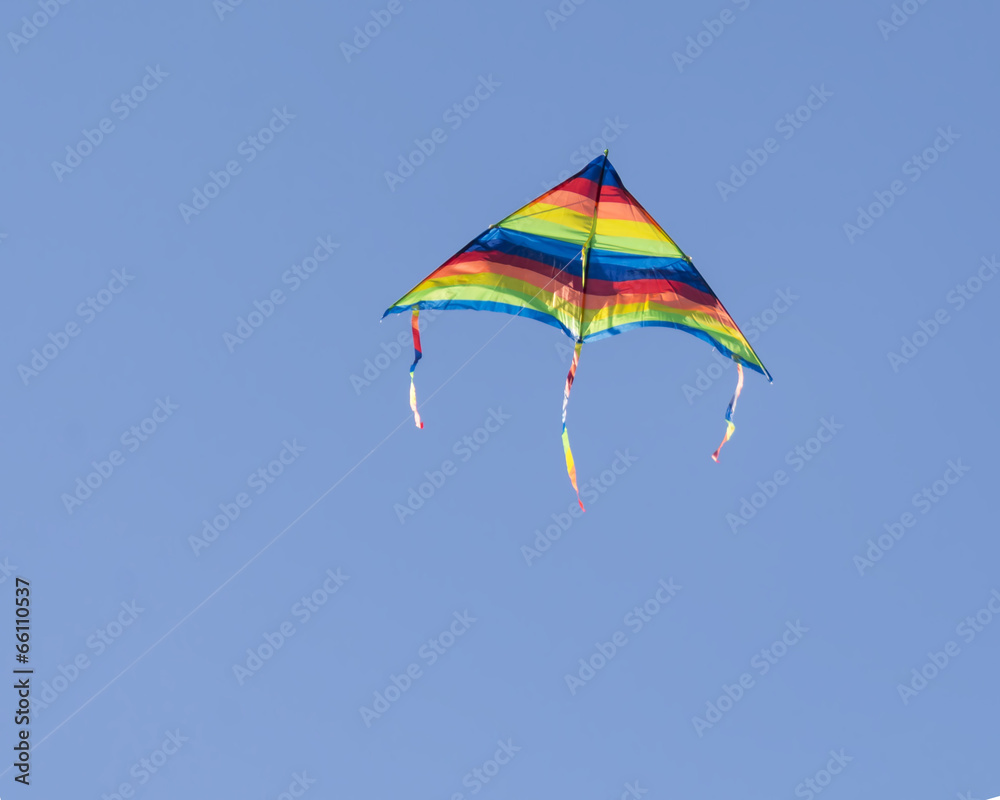 Colorful kite in the sky
