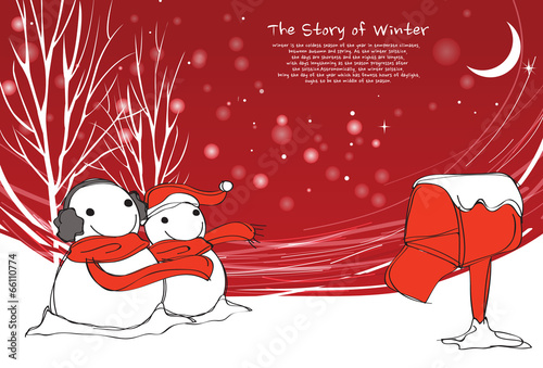 Illustration of winter