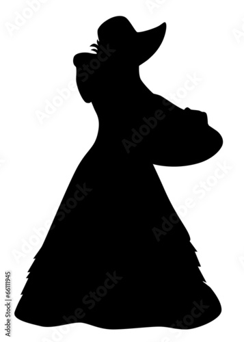 girl in a long dress