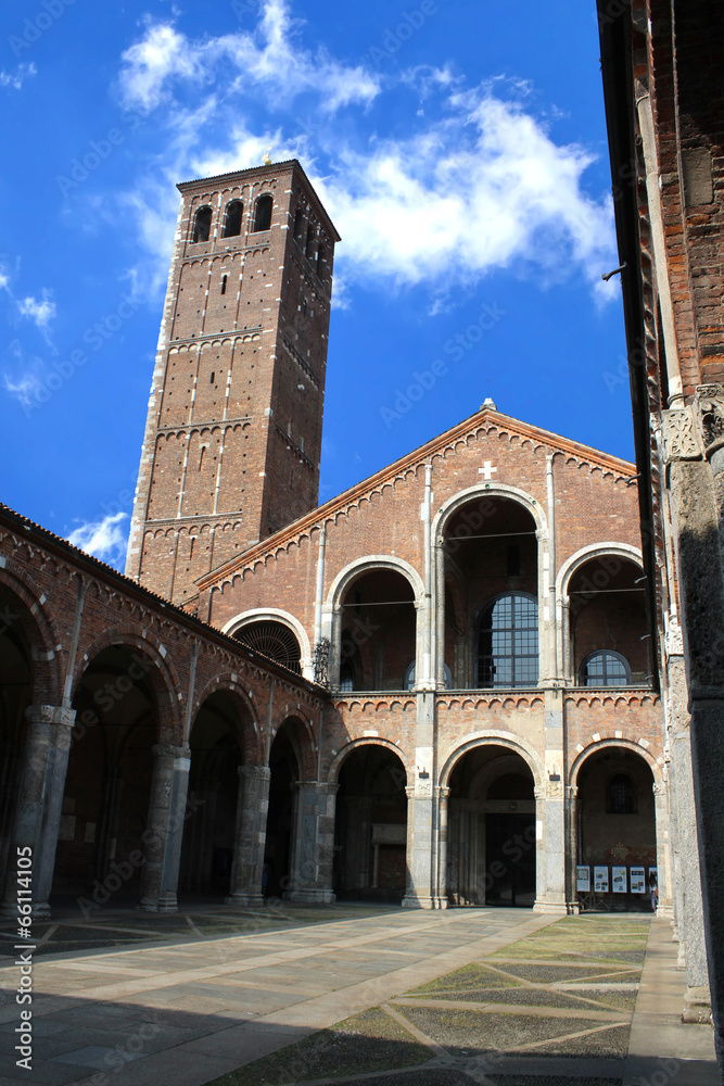 Saint Ambrose, Sant'Ambrogio Basilica, Milan, Italy