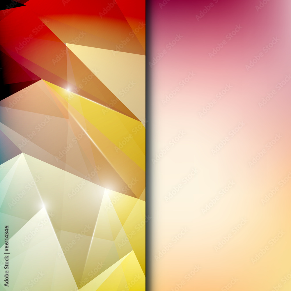 Abstract geometric polygonal shiny background