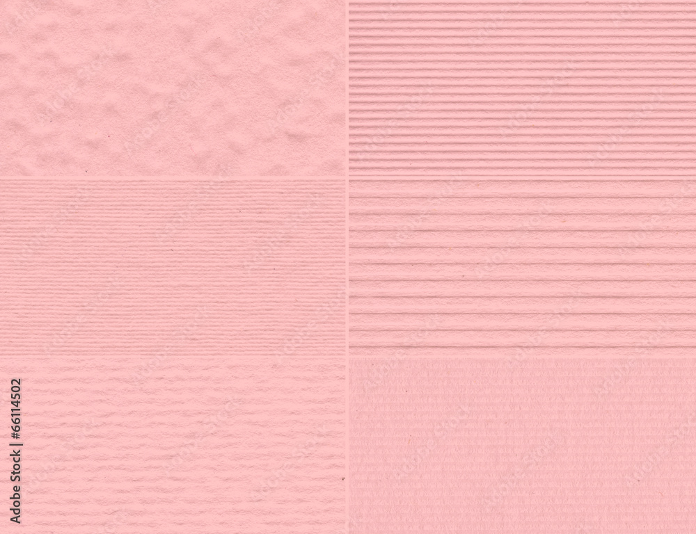 Fototapeta premium Set of pink delicate textures.