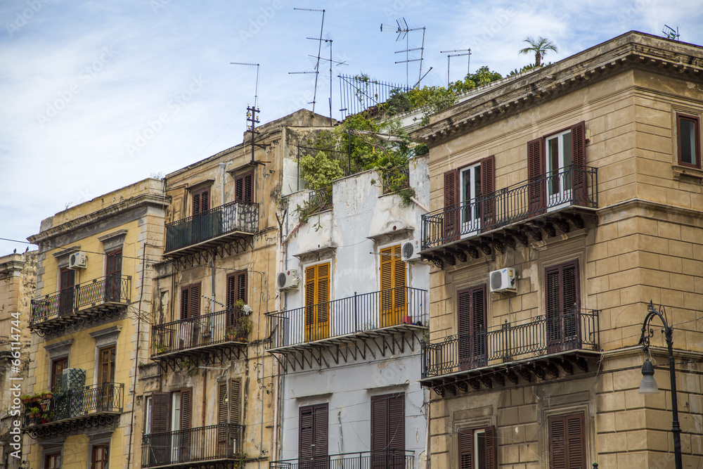 Fototapeta premium Palermo houses