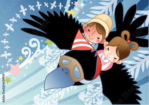 Illustration of Korean traditional holidays
