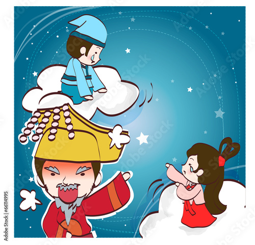 Illustration of Korean traditional holidays