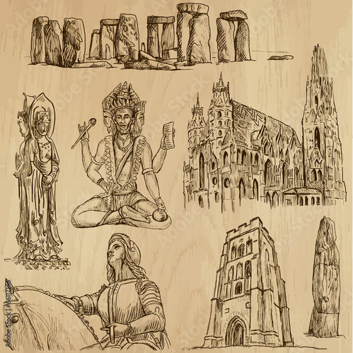 Religious no.3 - Vector pack, hand drawings