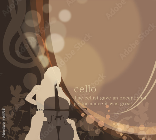Illustration of a musician