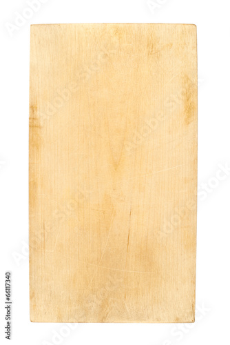 Used wooden cutting board