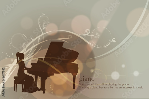 Illustration of a musician