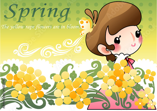 Illustration of spring