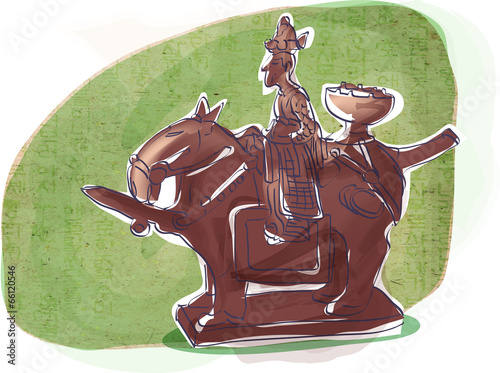 Illustration of national treasure