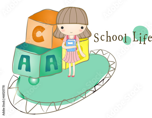Illustration of new semester