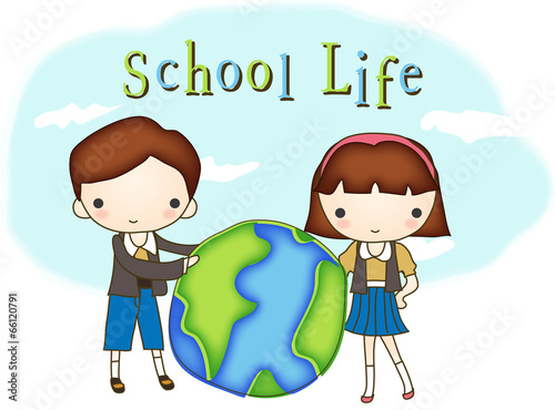 Illustration of new semester