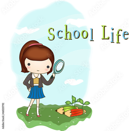 Illustration of new semester