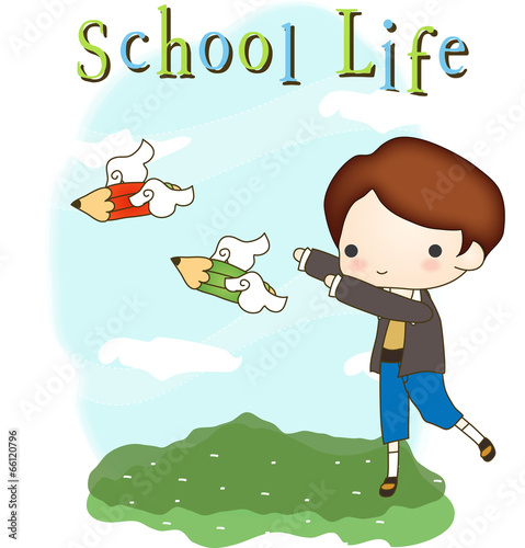 Illustration of new semester