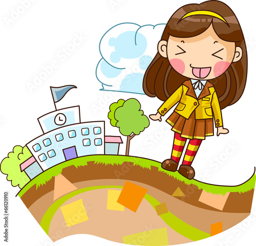 Illustration of new semester