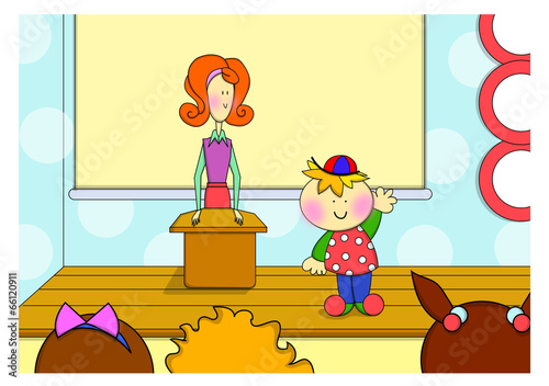 Illustration of new semester