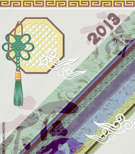 Illustration of new Year