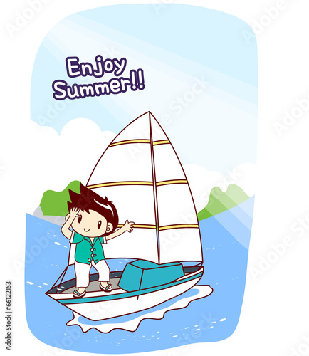 Illustration of Water Sports