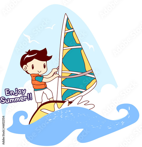 Illustration of Water Sports