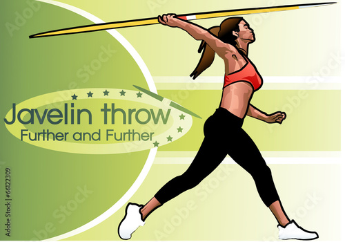 Illustration of the javelin