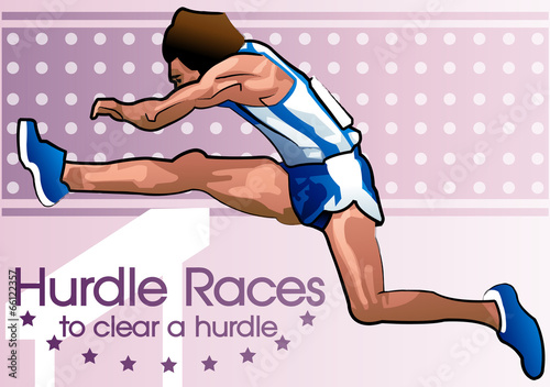 Illustration of hurdles