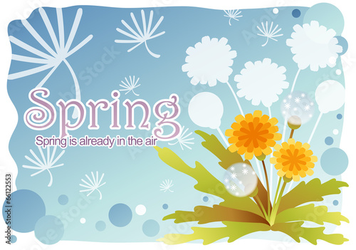 Illustration of spring