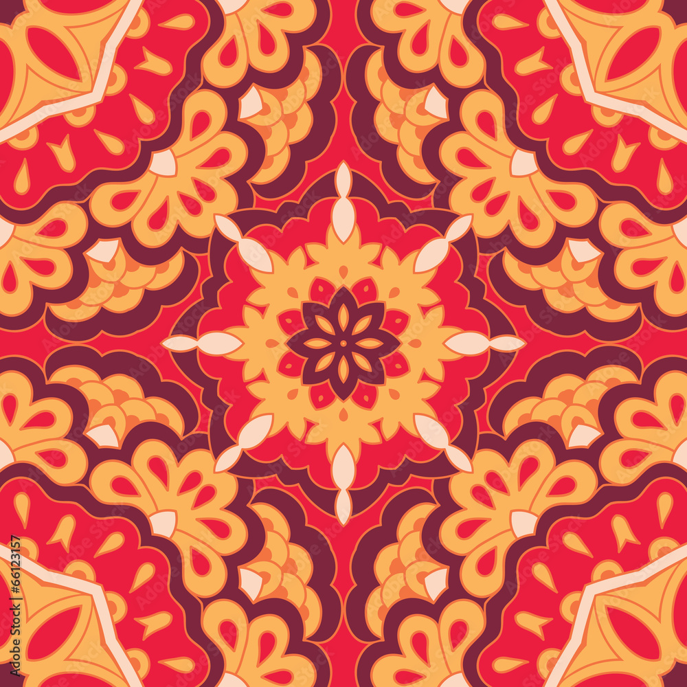 Arabesque seamless pattern.