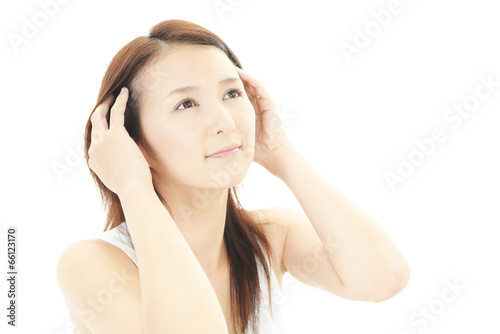 Wallpaper Mural 寛ぐ女性 Torontodigital.ca