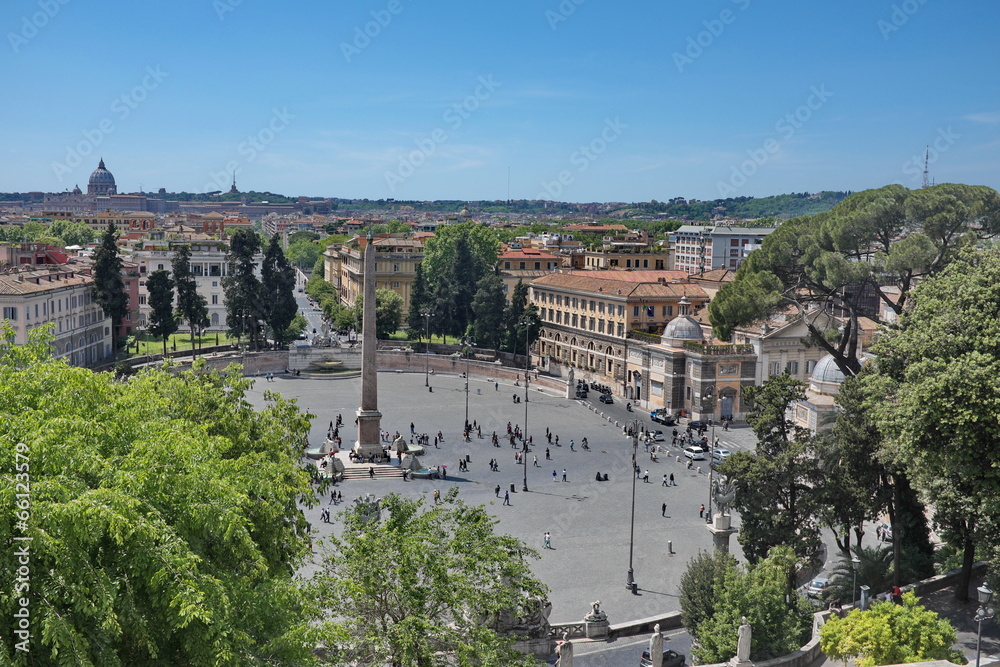 Fototapeta premium Piazza del Popolo, Roma.