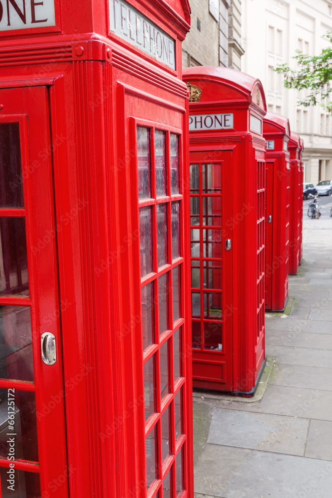 Obraz premium Telefonzellen in London