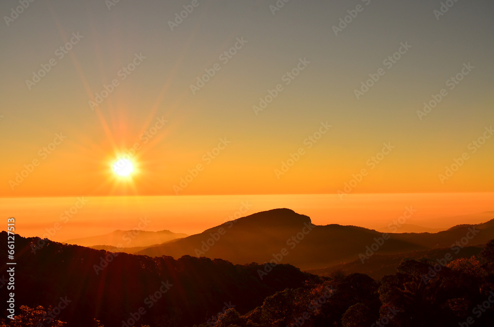 Sunrise on the Mountain