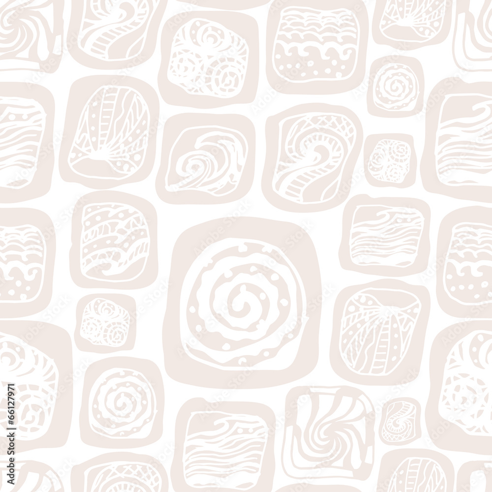 Abstract seamless pattern with white sea squares Abstract seamless pattern with white sea squares
