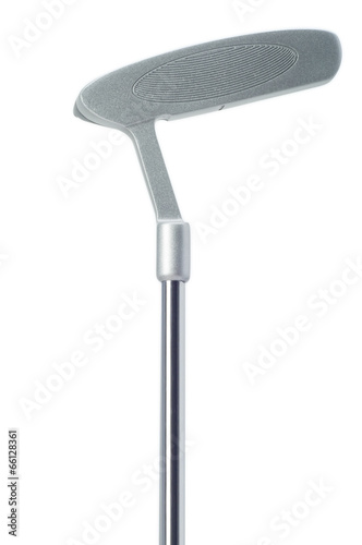 Schilderij op canvas Golf club on white background