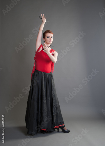 dancer with castanets