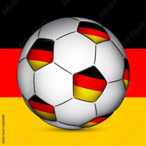 Germany soccer ball  vector