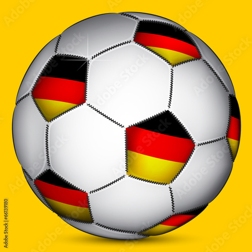 Germany soccer ball  vector