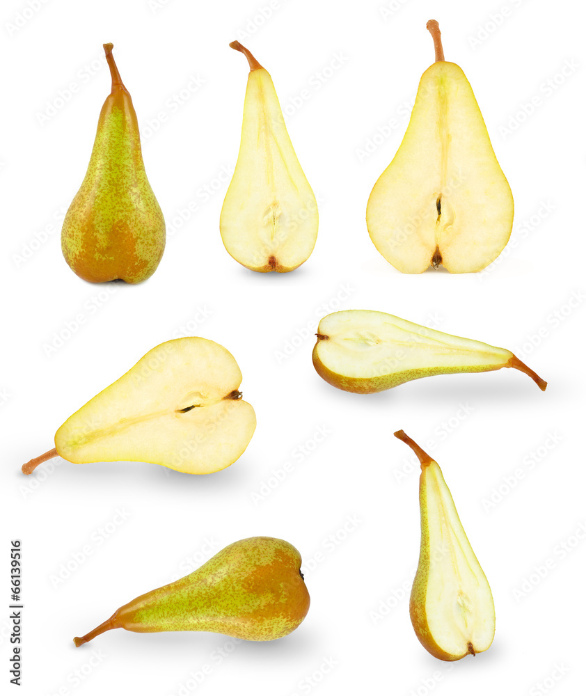 sliced pears sliced pears