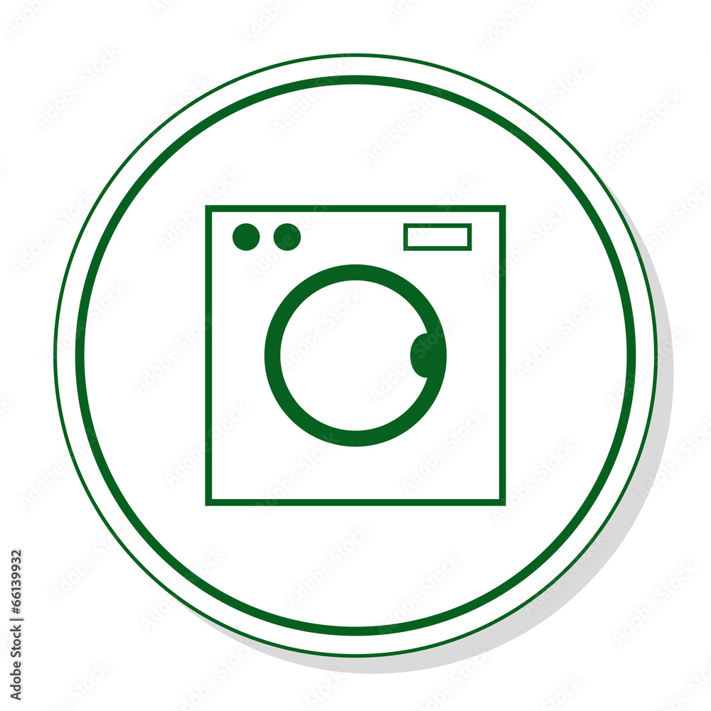 Web icon for communication - wash machine Web icon for communication - wash machine