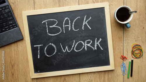 Back to work