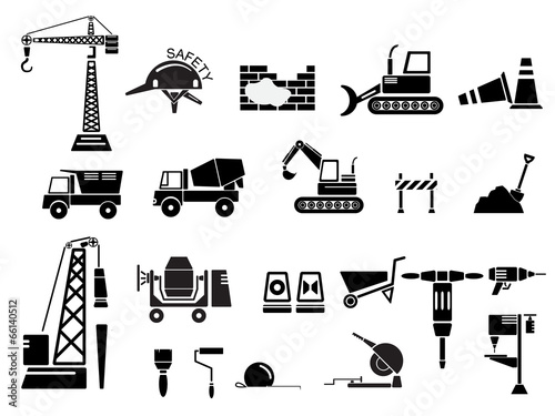 Construction Icon Set Vector Illustration