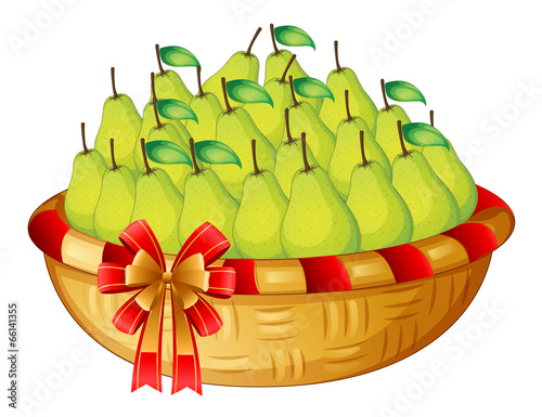 A basket of fruits